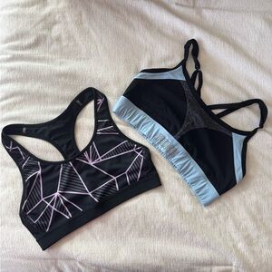 2 Sports Bras Size Medium  1-PINK  & 1-Champion